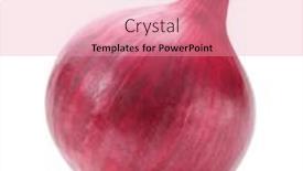  Presentation with red onion - 