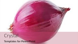  Presentation with red onion - 