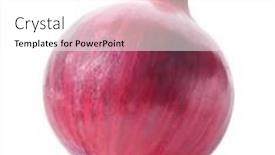  Presentation with red onion - 