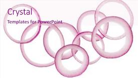  Presentation with red onion - Beautiful slides featuring red onion slices isolated backdrop and a pink colored foreground