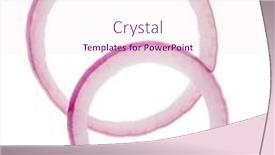  Presentation with red onion - Presentation design consisting of red-onion-slices-isolated background and a lemonade colored foreground