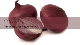  Presentation with red onion - Presentation theme enhanced with red-onion background and a tawny brown colored foreground