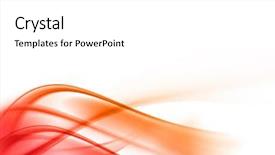  Presentation with orange abstract - PPT layouts with red orange abstract composition background and a white colored foreground