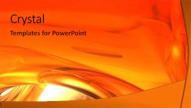  Presentation with orange abstract - Presentation theme with red orange background abstract 01 background and a dark gray colored foreground