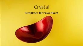  Presentation with container - Slides enhanced with red-oval-shape-oriental-container background and a yellow colored foreground