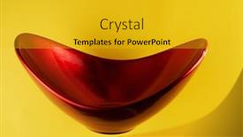  Presentation with container - PPT layouts consisting of red-oval-shape-oriental-container background and a gold colored foreground