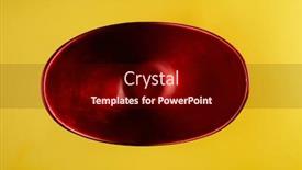  Presentation with container - Beautiful slides featuring red-oval-shape-oriental-container backdrop and a wine colored foreground