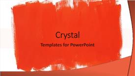  Presentation with poster - Theme enhanced with red painted wall background and a red colored foreground