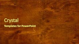  Presentation with wood - Audience pleasing slide deck consisting of red panels - brown natural wood background backdrop and a tawny brown colored foreground