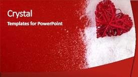  Presentation with snow day - Colorful presentation design enhanced with red paper background st valentin backdrop and a  colored foreground