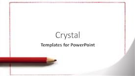  Presentation with border - Theme enhanced with red pencil over drawn rectangular border lots of copyspace for your message background and a white colored foreground