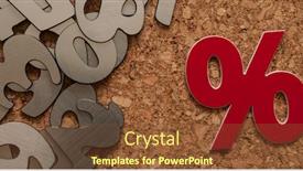  Presentation with abstract red - Audience pleasing slide deck consisting of math tekplates - red percents sign abstract background backdrop and a tawny brown colored foreground