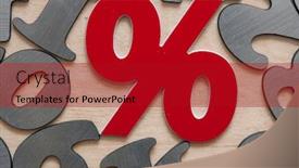  Presentation with red banner - Colorful PPT theme enhanced with red percents sign abstract background sale advertising template original poster for discount sale banner with silver digits background with percent symbol concept of discount backdrop and a crimson colored foreground