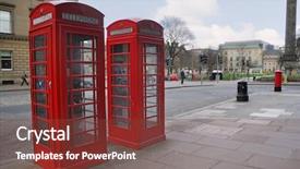  Presentation with old style - Beautiful PPT layouts featuring england history london telephone - traditional old style red phone backdrop and a tawny brown colored foreground