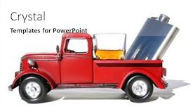  Presentation with liquor - Cool new theme with red-pick-up-truck-vintage backdrop and a white colored foreground
