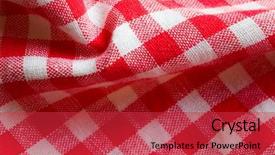  Presentation with picnic - Cool new presentation theme with red-picnic-cloth-background backdrop and a red colored foreground