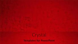  Presentation with plaster - Theme enhanced with red-plaster-wall-old-grunge background and a crimson colored foreground