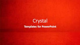  Presentation with plaster - Presentation theme having red-plaster-wall-old-grunge background and a crimson colored foreground