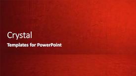  Presentation with plaster - Presentation design featuring red-plaster-wall-old-grunge background and a tawny brown colored foreground