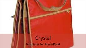  Presentation with portfolio - Presentation having red portfolio background and a red colored foreground