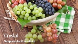  Presentation with blue and purple and red - Cool new slide set with red purple and white grape backdrop and a tawny brown colored foreground