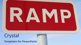  Presentation with ramp - Presentation theme enhanced with  background and a  colored foreground