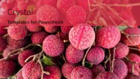  Presentation with taiwan - Slide set enhanced with red-ripe-lychees-stacks background and a red colored foreground