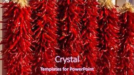  Presentation with peppers - Amazing slide set having red ristra hanging chili peppers backdrop and a wine colored foreground