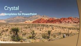  Presentation with panorama from bryce canyon national - Colorful PPT layouts enhanced with red rock canyon in nevada backdrop and a  colored foreground