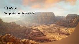  Presentation with petra - Cool new presentation with cementery - red rock formations in petra backdrop and a lemonade colored foreground