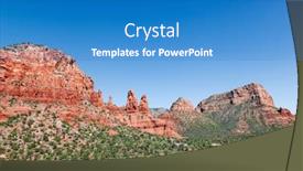 Presentation with arizona - Slide deck consisting of red rock formations in sedona arizona usa american landmark background and a teal colored foreground