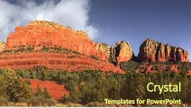  Presentation with arizona - PPT theme consisting of  background and a  colored foreground
