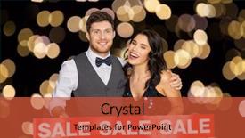  Presentation with black people - Beautiful theme featuring red sale sign over night backdrop and a red colored foreground