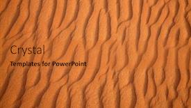  Presentation with riyadh - PPT theme with red sand arabian desert near riyadh saudi arabia background and a gold colored foreground