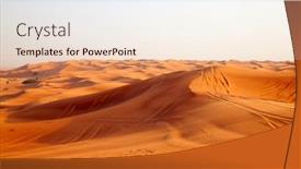  Presentation with saudi arabia - Slide deck having climatic regions - red sand arabian desert near background and a lemonade colored foreground