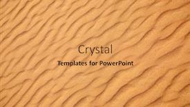  Presentation with riyadh - Colorful presentation theme enhanced with red-sand-arabian-desert-near backdrop and a yellow colored foreground