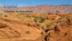  Presentation with central asia - Amazing slide set having red-sandstone-rock-formations-seven backdrop and a light blue colored foreground