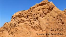  Presentation with central asia - Amazing slides having red-sandstone-rock-formations-seven backdrop and a gold colored foreground