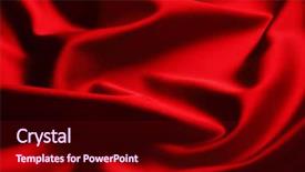  Presentation with satin - PPT theme having red satin background close up background and a wine colored foreground
