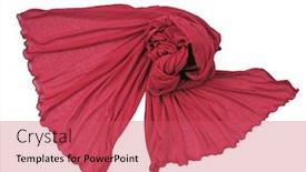  Presentation with biology red - Cool new presentation with red scarf backdrop and a red colored foreground