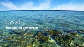  Presentation with clean water - Audience pleasing presentation consisting of red-sea-coral-reef backdrop and a teal colored foreground