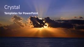  Presentation with egypt - Amazing PPT theme having red-sea-in-egypt-sharm backdrop and a ocean colored foreground