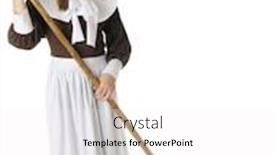  Presentation with fall foliage - PPT layouts with red shopping cart full of pumpkins and fall foliage on a white background background and a white colored foreground