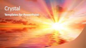  Presentation with thailand - Audience pleasing PPT layouts consisting of red silouhette - tropical colorful sunset thailand backdrop and a coral colored foreground