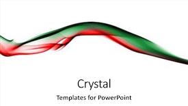  Presentation with smoke - Audience pleasing PPT theme consisting of red smoke on a white backdrop and a white colored foreground