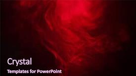  Presentation with smoke - Cool new PPT layouts with red smoke over black studio backdrop and a wine colored foreground