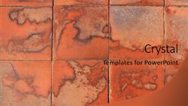  Presentation with soil red - Theme having red square floor tiles soil background and a  colored foreground