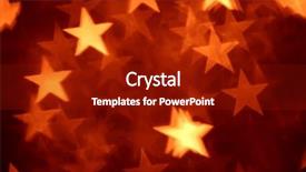  Presentation with star red - Colorful slide set enhanced with red star shape holiday photo backdrop and a crimson colored foreground