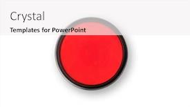  Presentation with panic - Colorful slide set enhanced with red-stop-and-panic-button backdrop and a white colored foreground