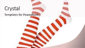  Presentation with baby jesus christmas rustic isolated - PPT theme consisting of red stripe - christmas female legs isolated background and a sky blue colored foreground